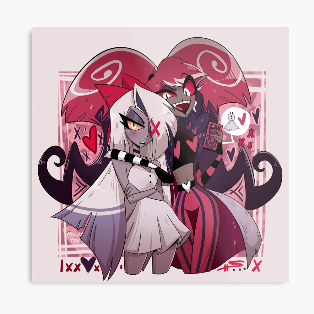 Vaggette (Vaggie x Velvette )Hazbin Hotel Fanart | Magnet