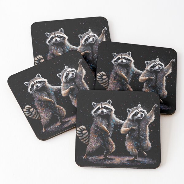 Item preview, Cute Dancing Racoons, Just Dance! designed and sold by Orianah.