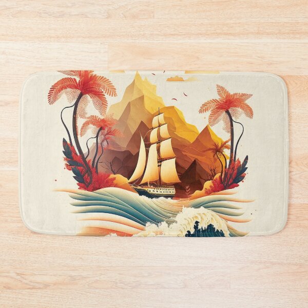 Item preview, Landscape ocean palm tree#4 designed and sold by FunArt4You.