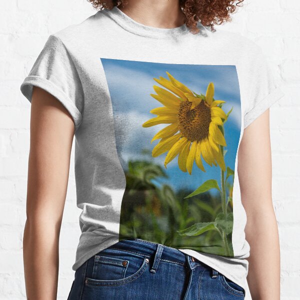 Sunflower and Blue Skies Classic T-Shirt