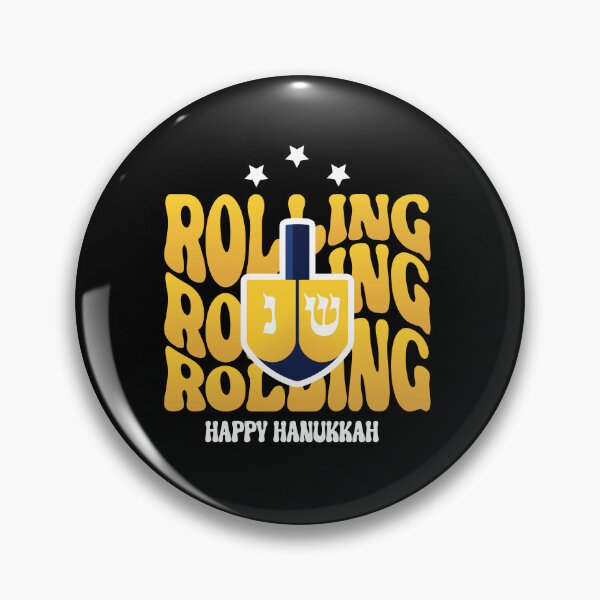 Item preview, Rolling Dreidel Happy Hanukkah Jewish Christmas designed and sold by GravitiTees.