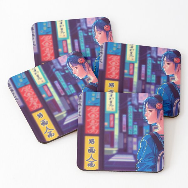 Item preview, Japanese Cyberpunk Girl in Tokyo designed and sold by KOTOdesign.