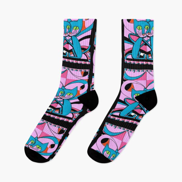 Item preview, 60s Pop Art Style, Art Print, Cat Lover Gift, Maximalist Décor designed and sold by Art2Me.