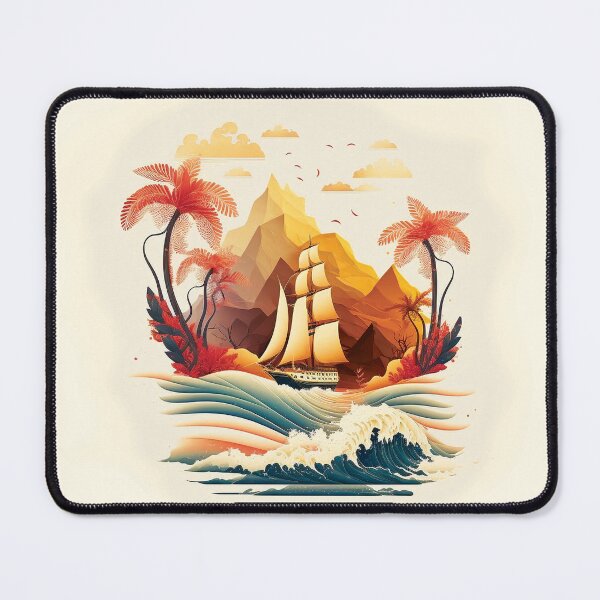 Item preview, Landscape ocean palm tree_gor#4 designed and sold by FunArt4You.