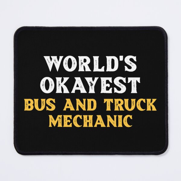 Item preview, Witty Bus and Truck Mechanic designed and sold by NestaReign.