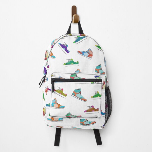 Item preview, sneaker illustration pattern - retro sneaker shoe collection designed and sold by ohaniki.