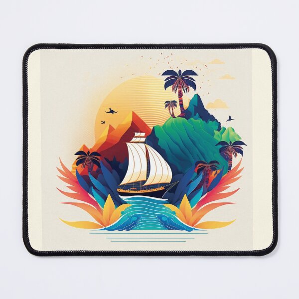 Item preview, Landscape ocean palm tree#5 designed and sold by FunArt4You.