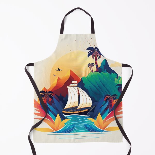 Item preview, Landscape ocean palm tree#5 designed and sold by FunArt4You.