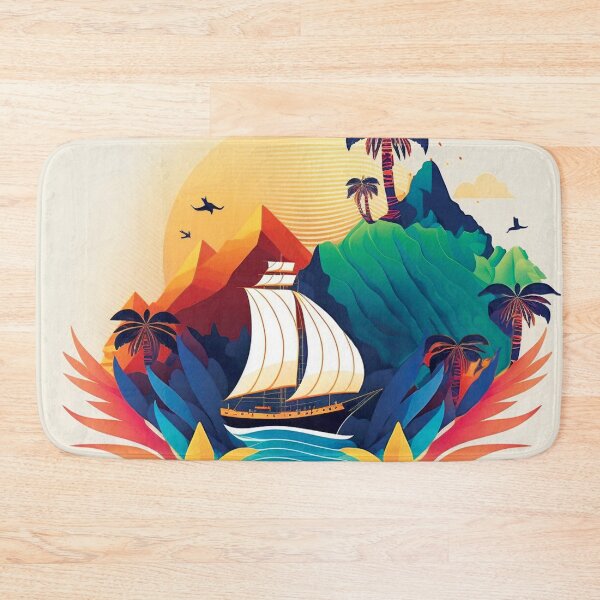 Item preview, Landscape ocean palm tree#5 designed and sold by FunArt4You.