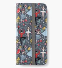 Clara's Nutcracker Ballet repeat by Robin Pickens iPhone Wallet/Case/Skin