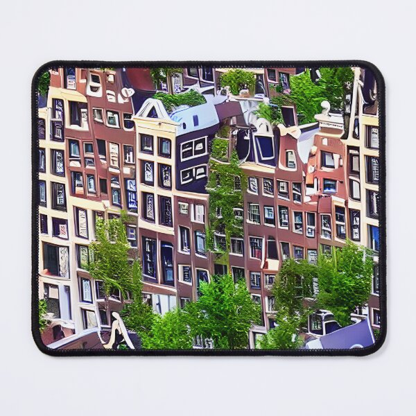 Item preview, Amsterdam Windows And Rooftops - Seamless Pattern designed and sold by Chubuter.