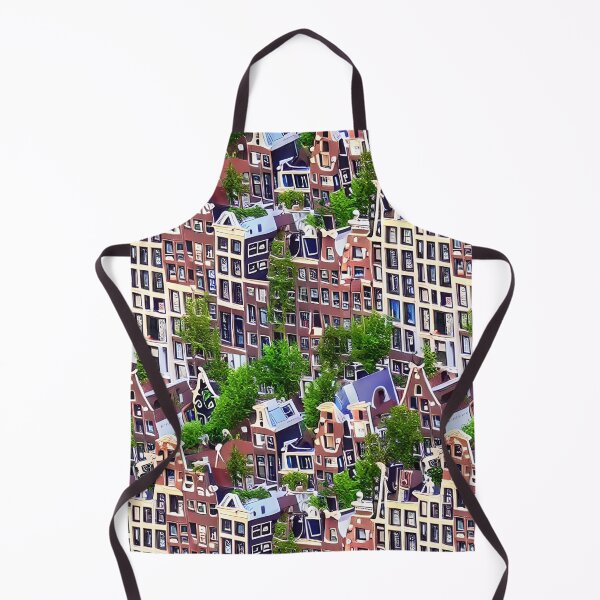 Item preview, Amsterdam Windows And Rooftops - Seamless Pattern designed and sold by Chubuter.