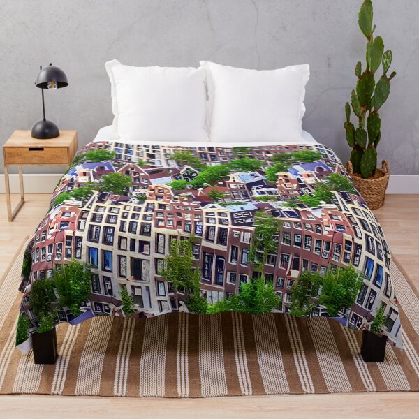Item preview, Amsterdam Windows And Rooftops - Seamless Pattern designed and sold by Chubuter.
