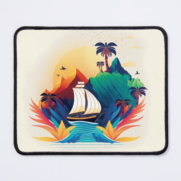 Item preview, Landscape ocean palm tree_gor#5 designed and sold by FunArt4You.