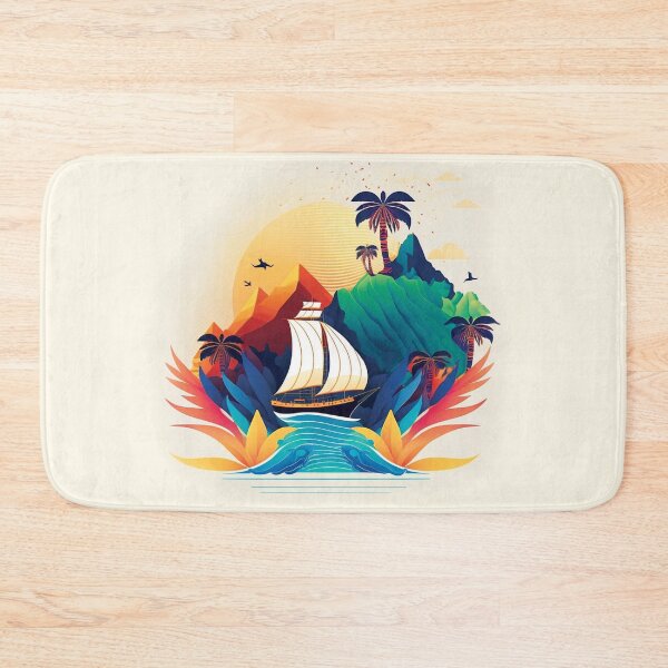 Item preview, Landscape ocean palm tree_gor#5 designed and sold by FunArt4You.