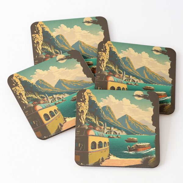 Item preview, Romania Vintage Travel Art Poster designed and sold by OldTravelArt.