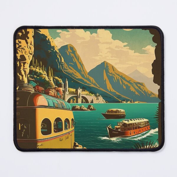 Item preview, Romania Vintage Travel Art Poster designed and sold by OldTravelArt.