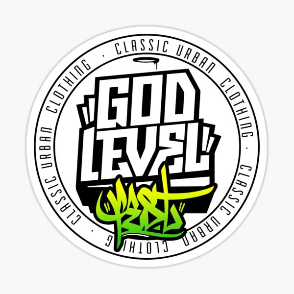 Black & God LV stickers