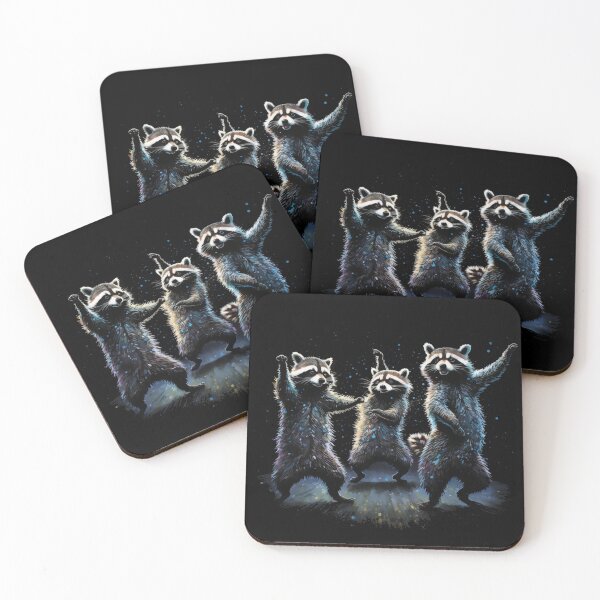 Item preview, Cute Dancing Racoons, Just Dance! designed and sold by Orianah.