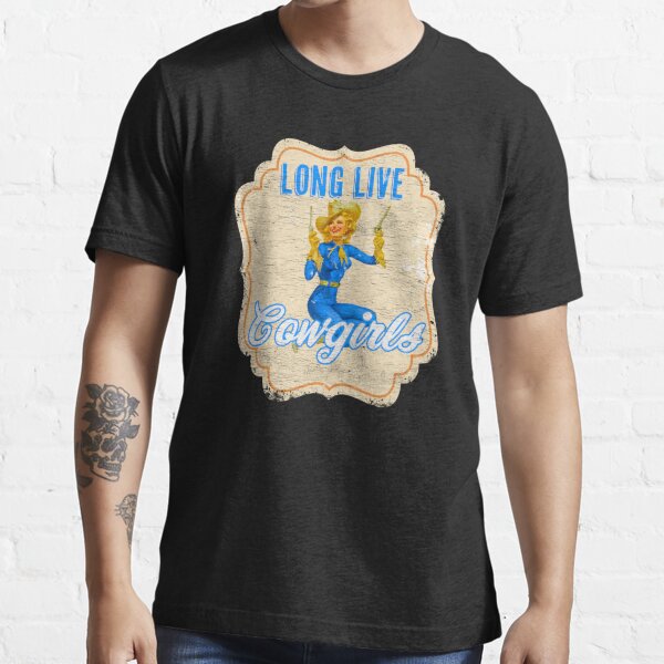 Long Live Cowboys Vintage Western T Shirts Gift for Him - Happy Place for  Music Lovers