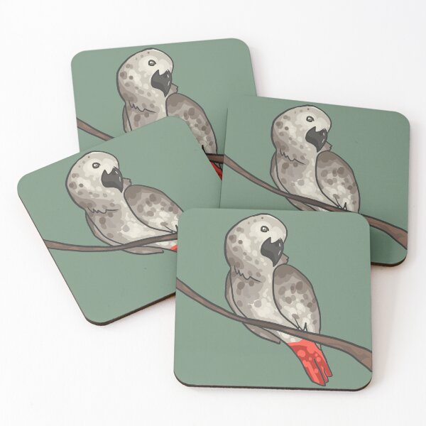 Item preview, African grey parrot designed and sold by Azaswi.