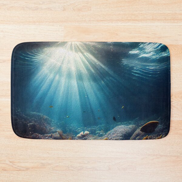 Item preview, Underwater  Life Deep Sea View Oil Painting  designed and sold by Trendy Valley .