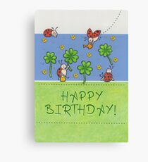 happy Birthday Canvas Print