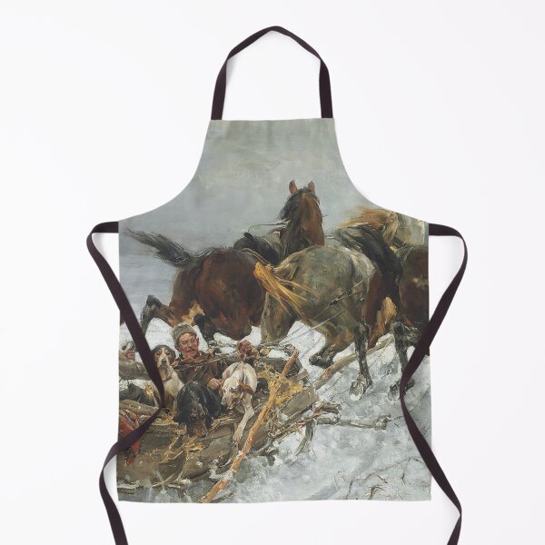 Item preview, Winter scenery - Kulig by Alfred Wierusz-Kowalski designed and sold by AR-shop.