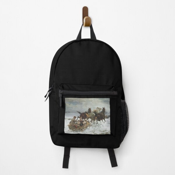 Item preview, Winter scenery - Kulig by Alfred Wierusz-Kowalski designed and sold by AR-shop.