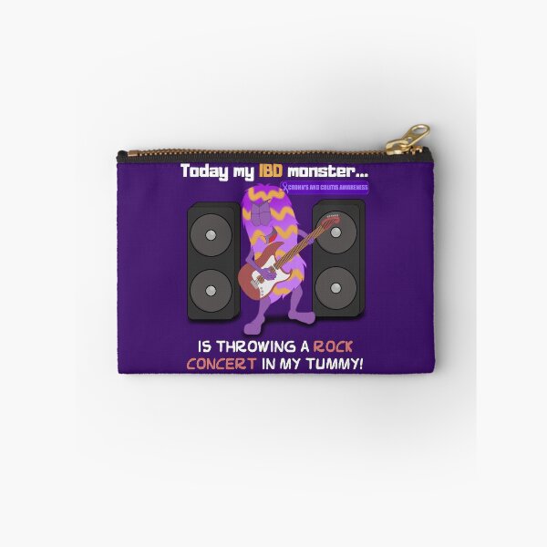 Item preview, IBD monster, rock concert - Crohn's and Colitis Awareness designed and sold by poo-tee.