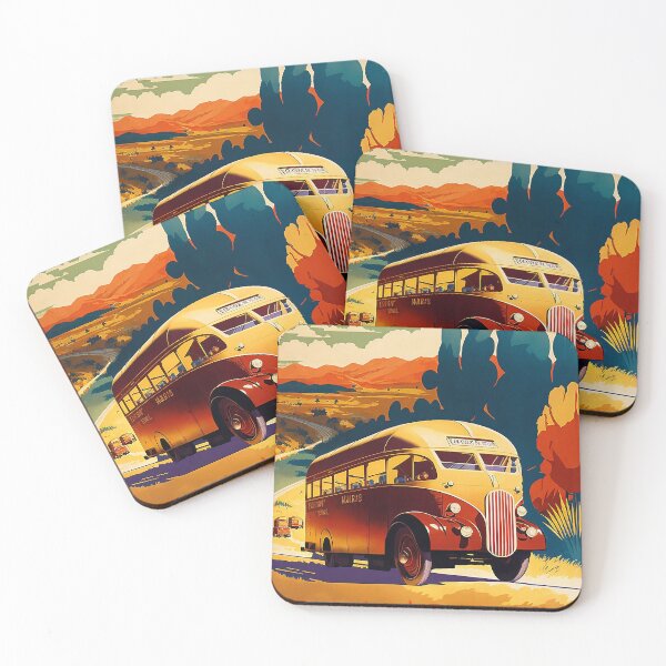 Item preview, Outback Australia Roadtrip Vintage Travel Art Poster designed and sold by OldTravelArt.