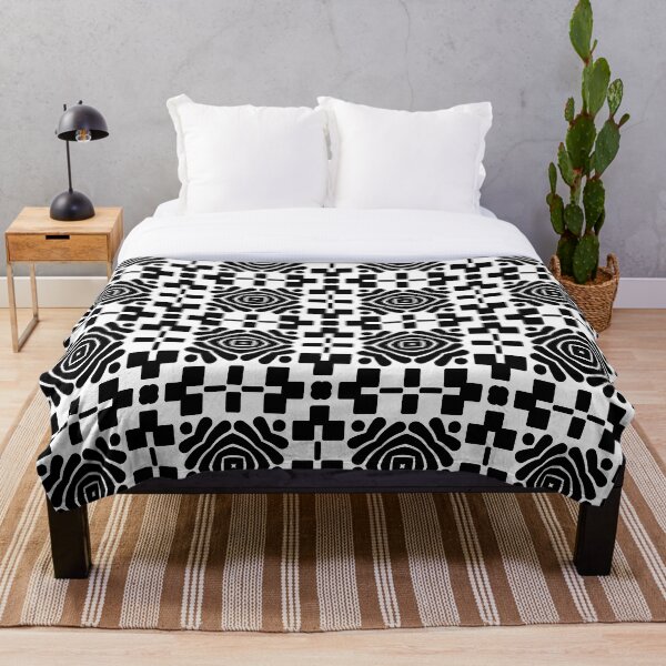 Item preview, Black & White Pattern IV designed and sold by OddlyInk.