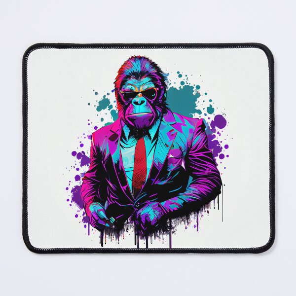 Item preview, serious boss gorilla in a suit designed and sold by ArtificialGenes.