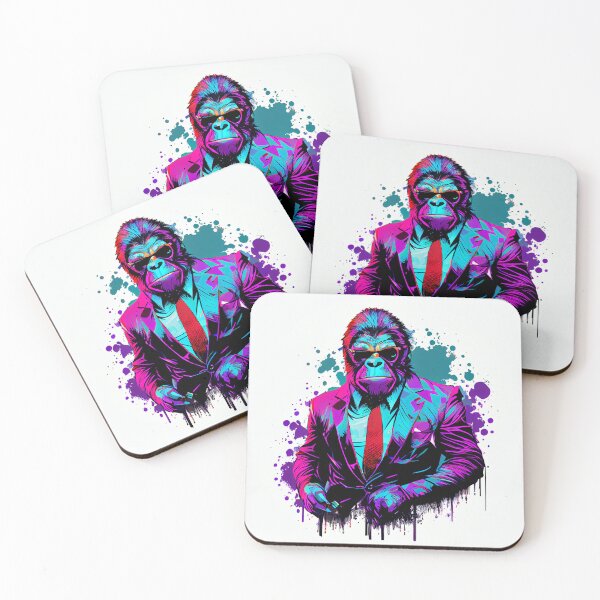 Item preview, serious boss gorilla in a suit designed and sold by ArtificialGenes.