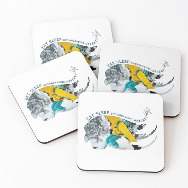 Item preview, Eat Sleep Snowboarding Repeat designed and sold by Alihassan-Art.