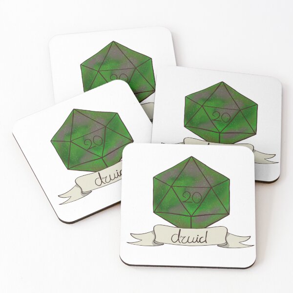 Item preview, D&D druid d20 design designed and sold by Lilytwinz.