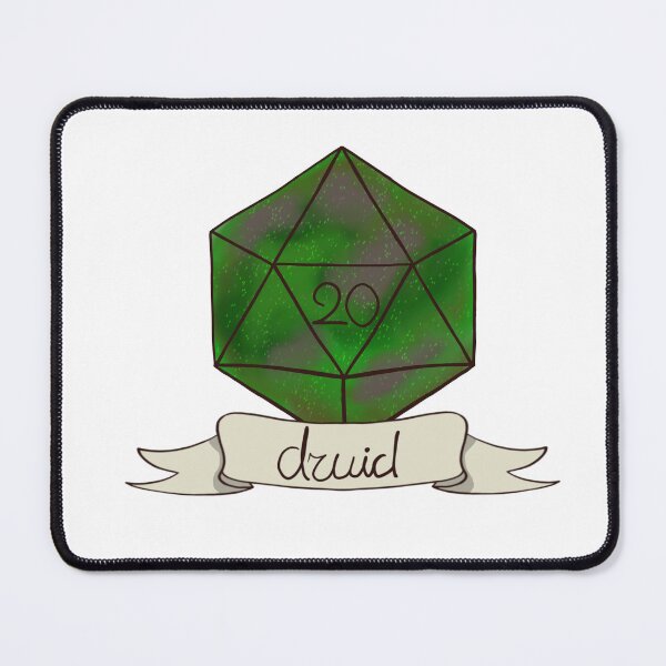 Item preview, D&D druid d20 design designed and sold by Lilytwinz.