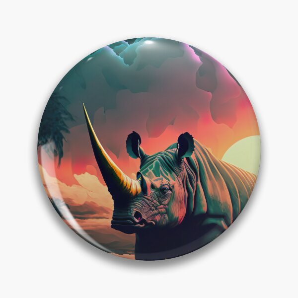 Item preview, save the Rhino, The chubby unicorn designed and sold by africrafarts.