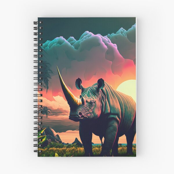 Item preview, save the Rhino, The chubby unicorn designed and sold by africrafarts.