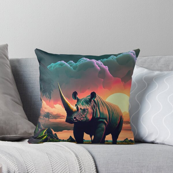 Item preview, save the Rhino, The chubby unicorn designed and sold by africrafarts.