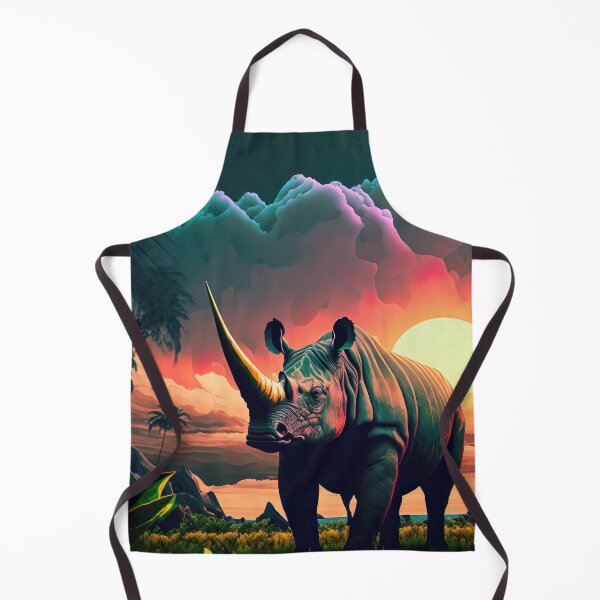 Item preview, save the Rhino, The chubby unicorn designed and sold by africrafarts.