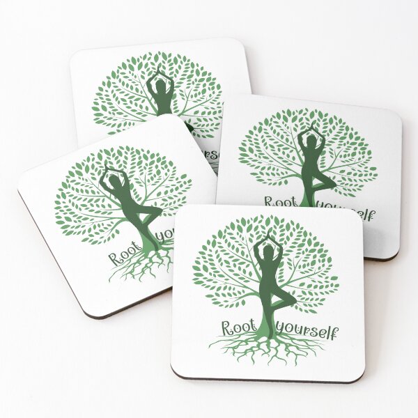 Item preview, Yoga Tree Pose Balance - Root Yourself in Vrksasana designed and sold by humnoo.