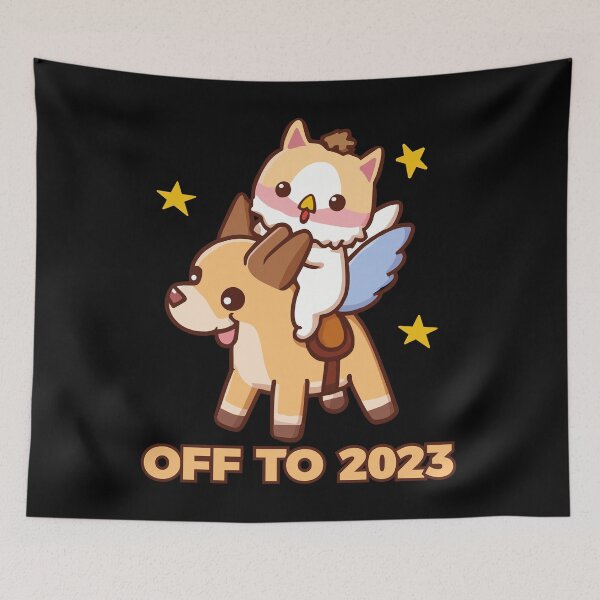 Item preview, Off to 20223 like a bird riding a dog designed and sold by arkantus.
