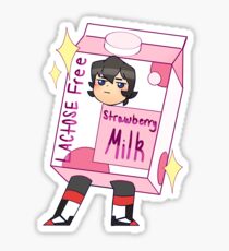 strawberry milk Sticker