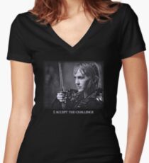 Xena - Gabrielle's challenge Women's Fitted V-Neck T-Shirt