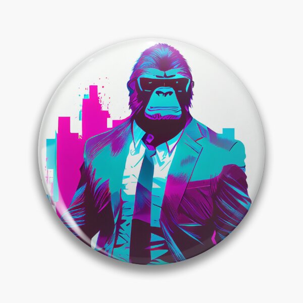 Item preview, serious boss gorilla in a suit designed and sold by ArtificialGenes.