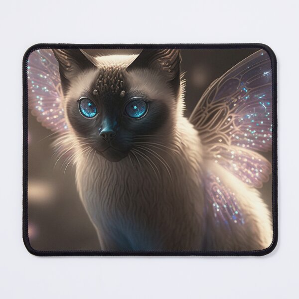 Item preview, Siamese Angel Fairy Cat 1 designed and sold by idreamaboutcats.