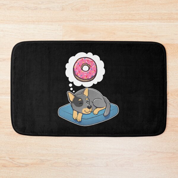 Item preview, Australian Cattle Dog dreaming about Donuts designed and sold by DoggieDelights.