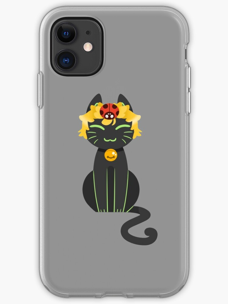 Chat Noir Ladybug Iphone Case By Serenitylowes