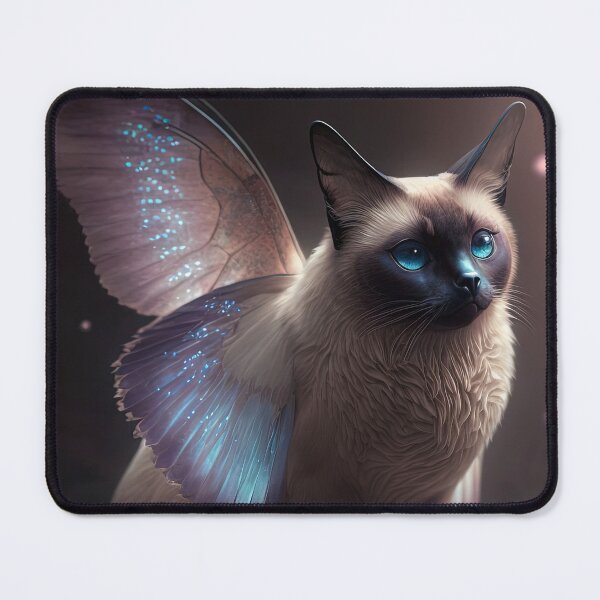 Item preview, Siamese Angel Fairy Cat 3 designed and sold by idreamaboutcats.
